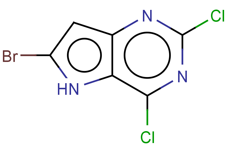 6-bromo-2,4-dichloro-5H-pyrrolo[3,2-d]pyrimidine