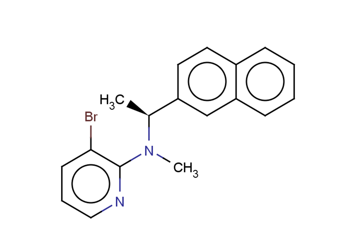 3-bromo-N-methyl-N-[(1S)-1-(naphthalen-2-yl)ethyl]pyridin-2-amine
