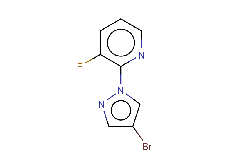 2-(4-bromo-1H-pyrazol-1-yl)-3-fluoropyridine