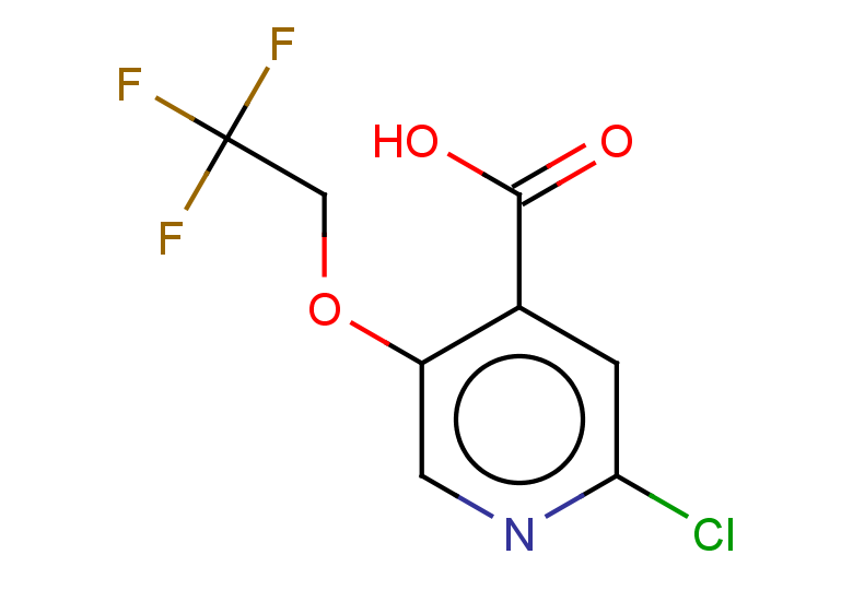 2-chloro-5-(2,2,2-trifluoroethoxy)pyridine-4-carboxylic acid