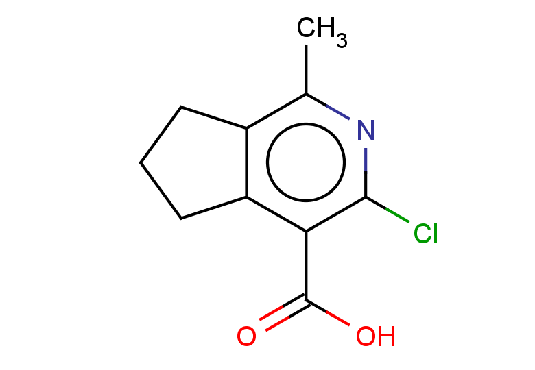 3-chloro-1-methyl-5H,6H,7H-cyclopenta[c]pyridine-4-carboxylic acid