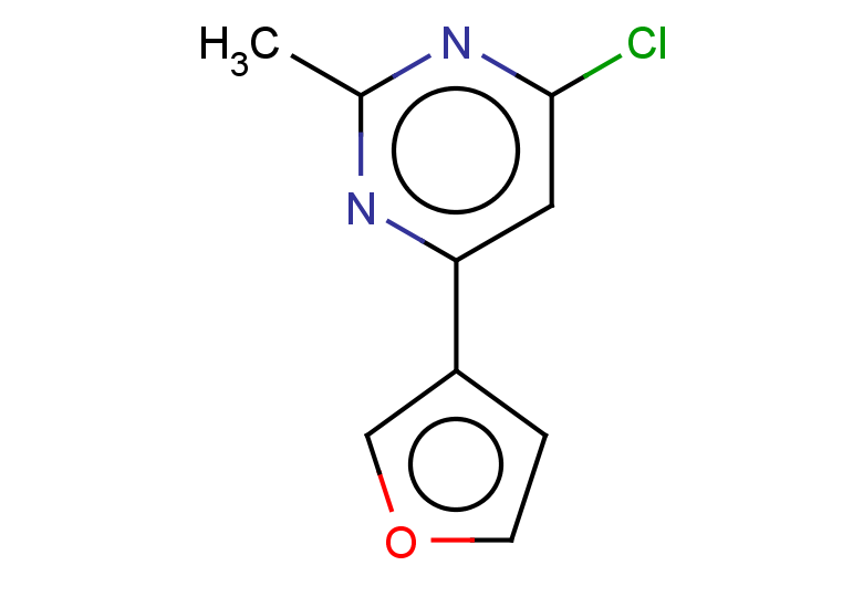 4-chloro-6-(3-furyl)-2-methylpyrimidine