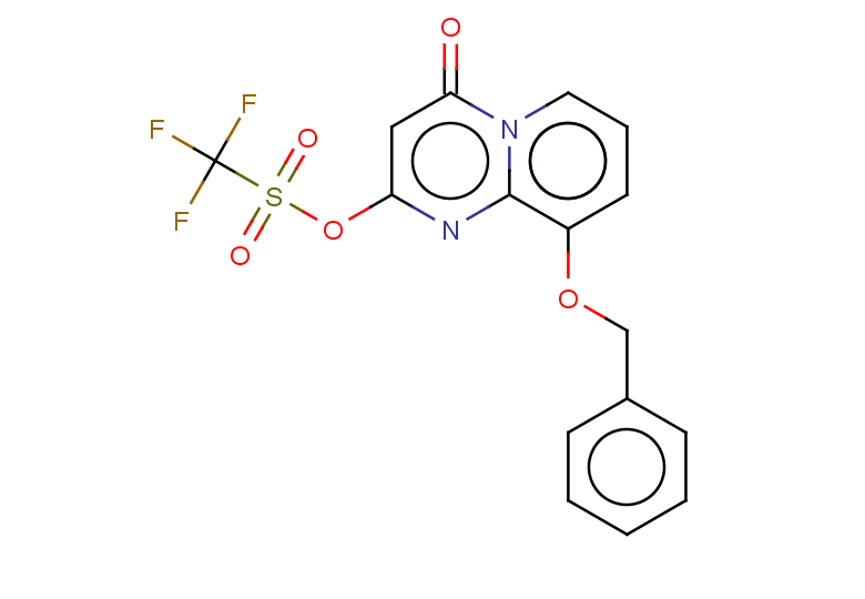 9-(benzyloxy)-4-oxo-4H-pyrido[1,2-a]pyrimidin-2-yl trifluoromethanesulfonate
