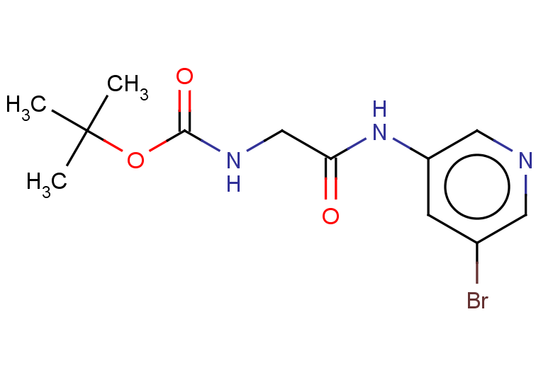 tert-butyl N-{[(5-bromopyridin-3-yl)carbamoyl]methyl}carbamate