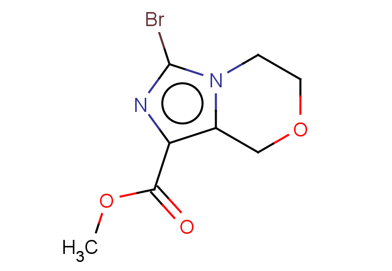 methyl 3-bromo-5H,6H,8H-imidazo[4,3-c][1,4]oxazine-1-carboxylate