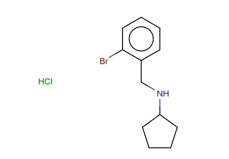 N-[(2-bromophenyl)methyl]cyclopentanamine hydrochloride