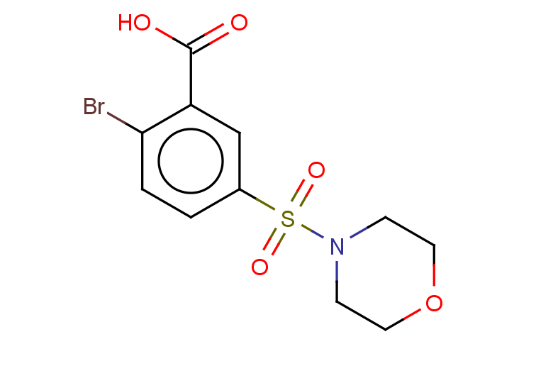 2-bromo-5-(morpholine-4-sulfonyl)benzoic acid