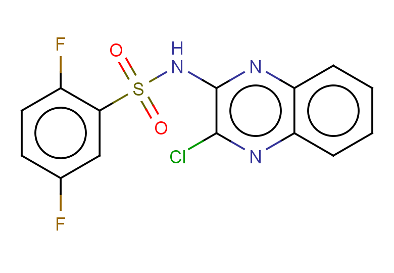 N-(3-chloroquinoxalin-2-yl)-2,5-difluorobenzene-1-sulfonamide