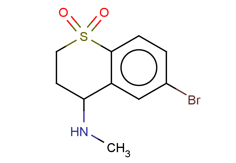6-bromo-4-(methylamino)-3,4-dihydro-2H-1lambda6-benzothiopyran-1,1-dione