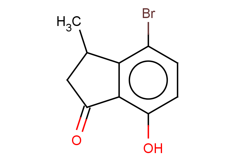 4-bromo-7-hydroxy-3-methyl-2,3-dihydro-1H-inden-1-one