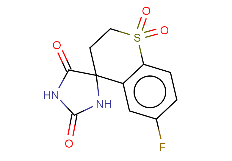 6-fluoro-2,3-dihydrospiro[1lambda6-benzothiopyran-4,4'-imidazolidine]-1,1,2',5'-tetrone