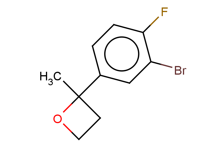 2-(3-bromo-4-fluorophenyl)-2-methyloxetane
