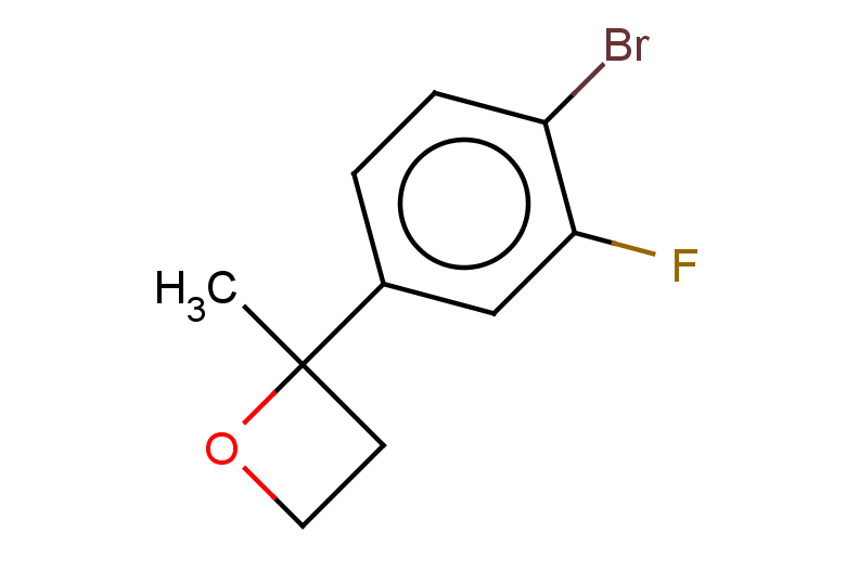 2-(4-bromo-3-fluorophenyl)-2-methyloxetane