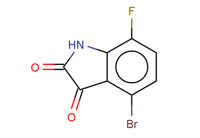 4-bromo-7-fluoro-2,3-dihydro-1H-indole-2,3-dione