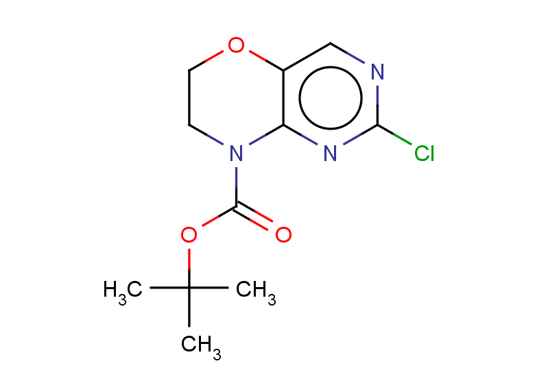 tert-butyl 2-chloro-6H,7H,8H-pyrimido[5,4-b][1,4]oxazine-8-carboxylate