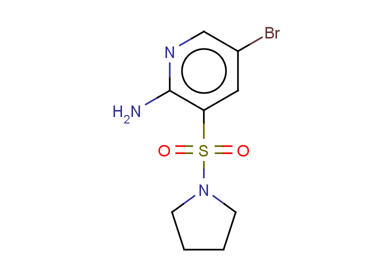 5-bromo-3-(pyrrolidine-1-sulfonyl)pyridin-2-amine