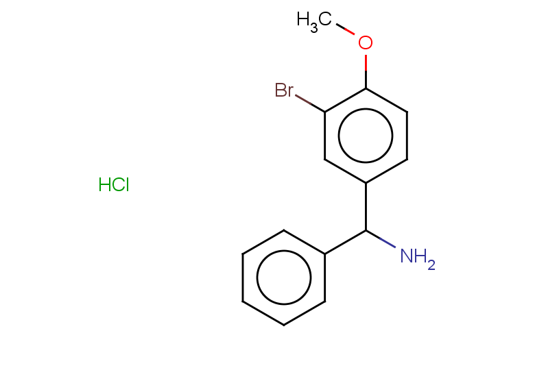 (3-bromo-4-methoxyphenyl)(phenyl)methanamine hydrochloride