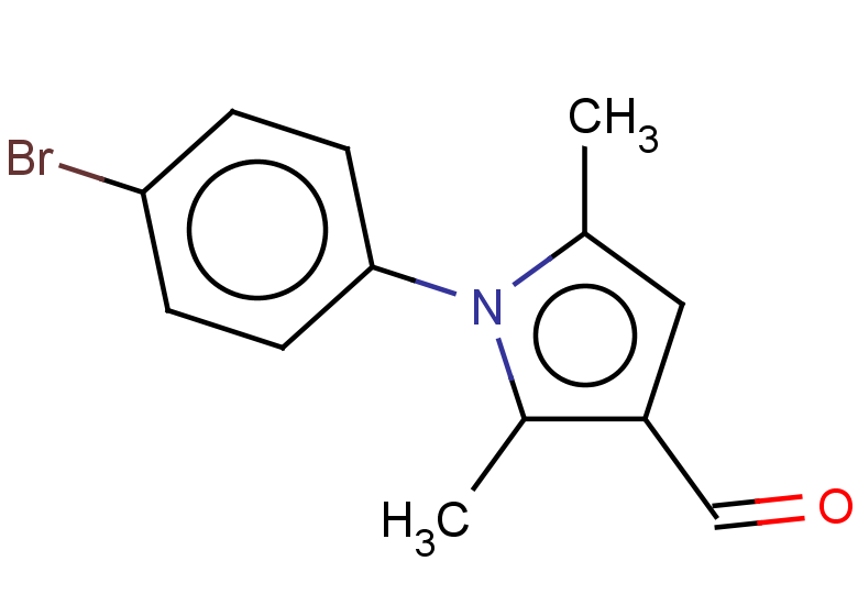 1-(4-bromophenyl)-2,5-dimethyl-1H-pyrrole-3-carbaldehyde