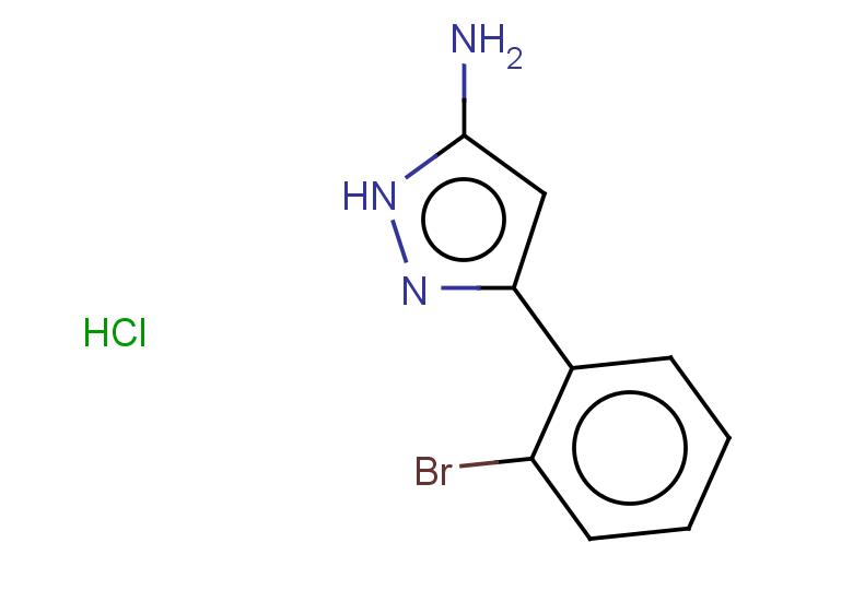 3-(2-bromophenyl)-1H-pyrazol-5-amine hydrochloride