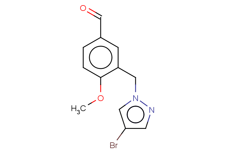 3-[(4-bromo-1H-pyrazol-1-yl)methyl]-4-methoxybenzaldehyde