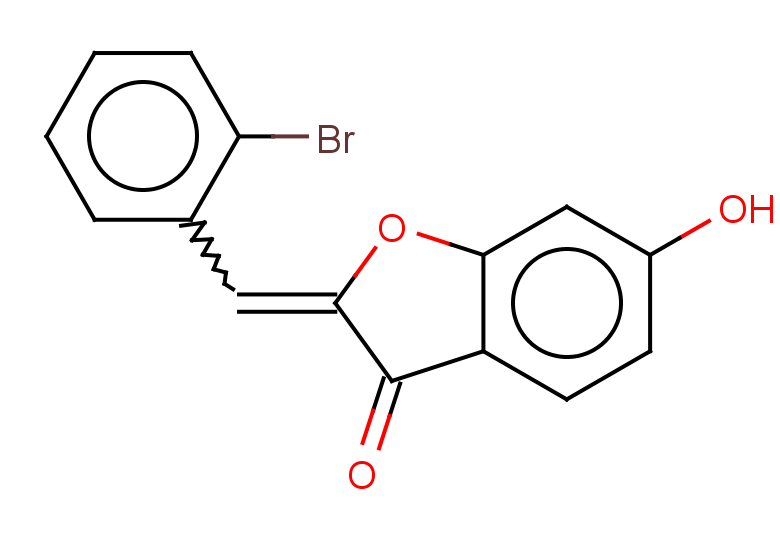 2-[(2-bromophenyl)methylidene]-6-hydroxy-2,3-dihydro-1-benzofuran-3-one
