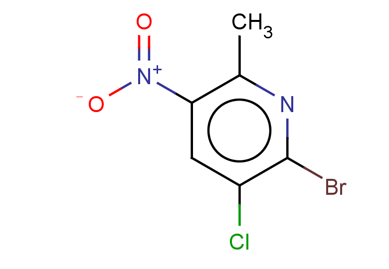 2-bromo-3-chloro-6-methyl-5-nitropyridine