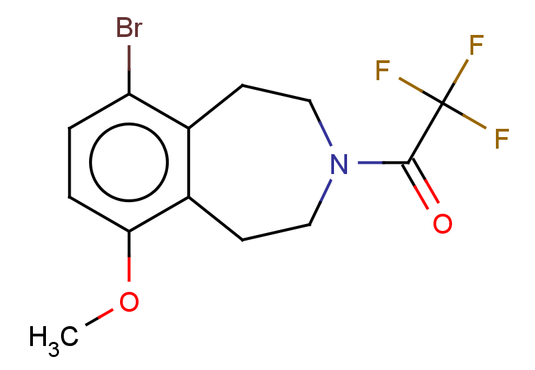 1-(6-bromo-9-methoxy-2,3,4,5-tetrahydro-1H-3-benzazepin-3-yl)-2,2,2-trifluoroethan-1-one