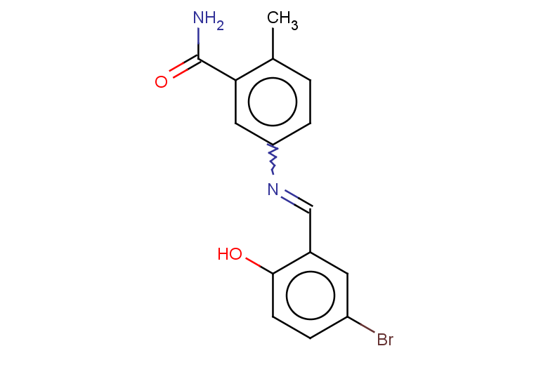 5-{[(5-bromo-2-hydroxyphenyl)methylidene]amino}-2-methylbenzamide