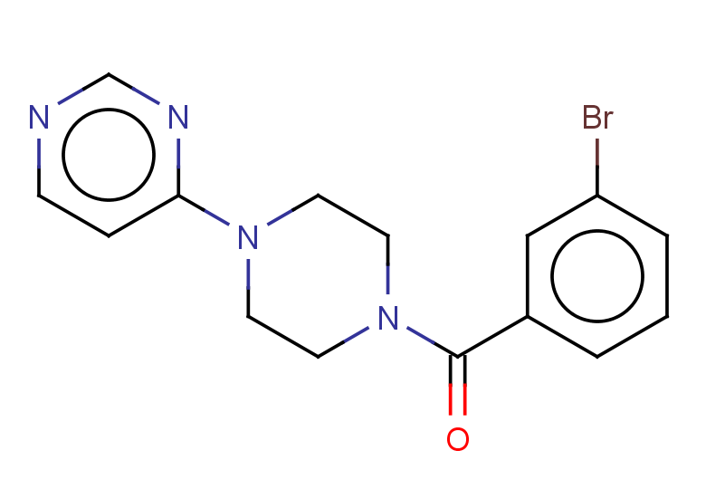 4-[4-(3-bromobenzoyl)piperazin-1-yl]pyrimidine