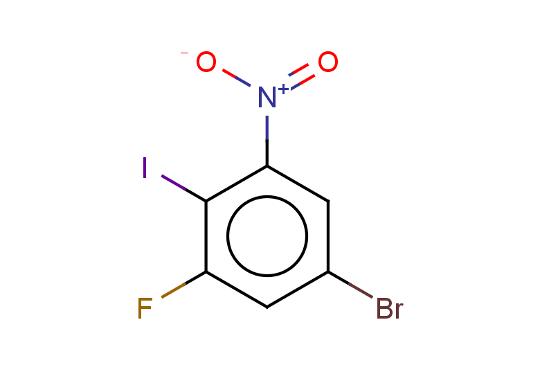 5-bromo-1-fluoro-2-iodo-3-nitrobenzene