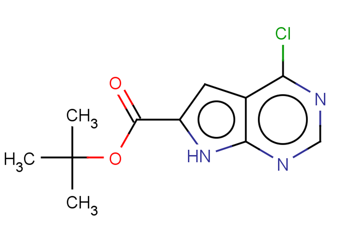 tert-butyl 4-chloro-7h-pyrrolo[2,3-d]pyrimidine-6-carboxylate