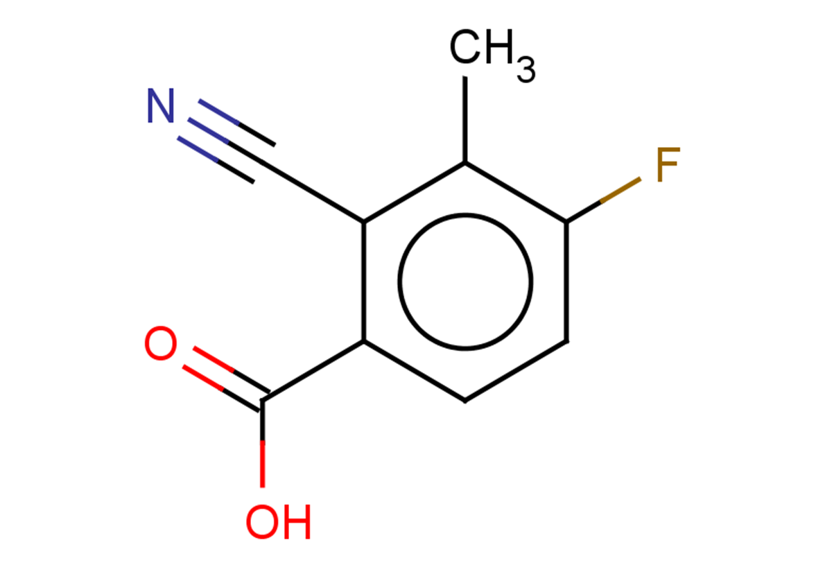2-cyano-4-fluoro-3-methylbenzoic acid
