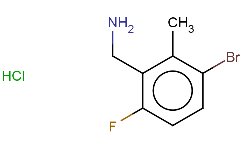 1-(3-bromo-6-fluoro-2-methylphenyl)methanamine hydrochloride