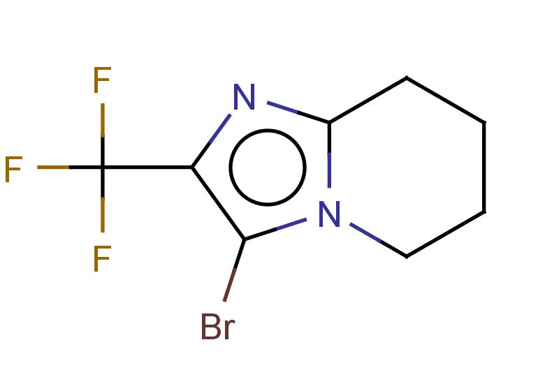3-bromo-2-(trifluoromethyl)-5H,6H,7H,8H-imidazo[1,2-a]pyridine