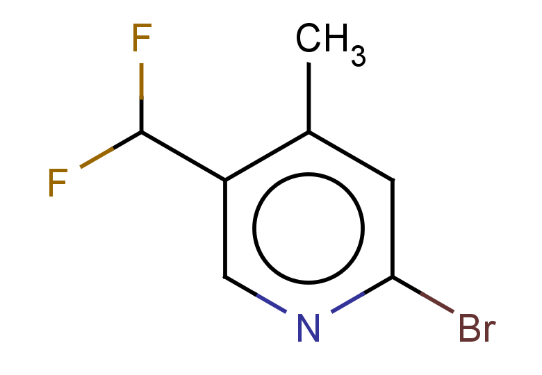 2-bromo-5-(difluoromethyl)-4-methylpyridine