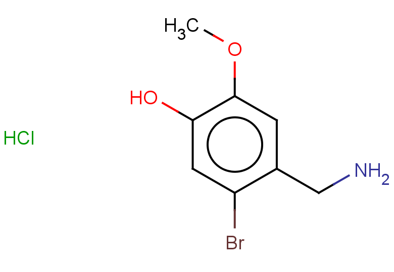4-(aminomethyl)-5-bromo-2-methoxyphenol hydrochloride