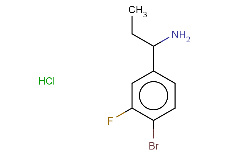 1-(4-bromo-3-fluorophenyl)propan-1-amine hydrochloride