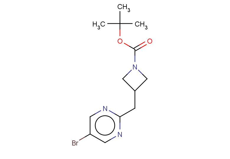 tert-butyl 3-[(5-bromopyrimidin-2-yl)methyl]azetidine-1-carboxylate