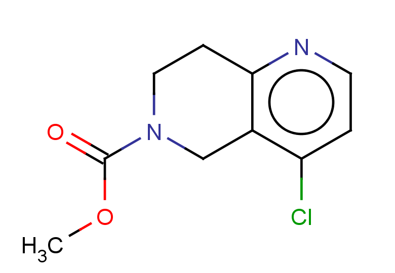 methyl 4-chloro-5,6,7,8-tetrahydro-1,6-naphthyridine-6-carboxylate