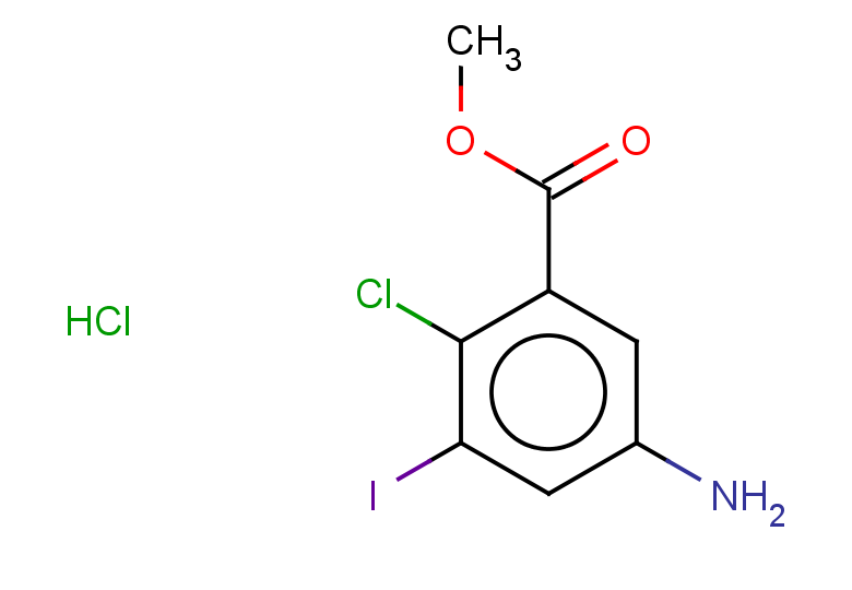methyl 5-amino-2-chloro-3-iodobenzoate hydrochloride