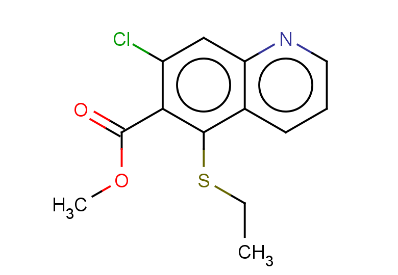 methyl 7-chloro-5-(ethylsulfanyl)quinoline-6-carboxylate