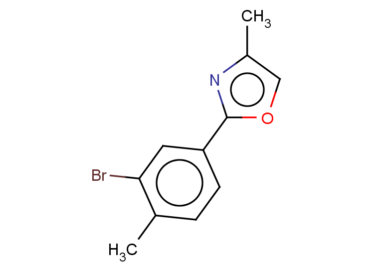 2-(3-bromo-4-methylphenyl)-4-methyl-1,3-oxazole