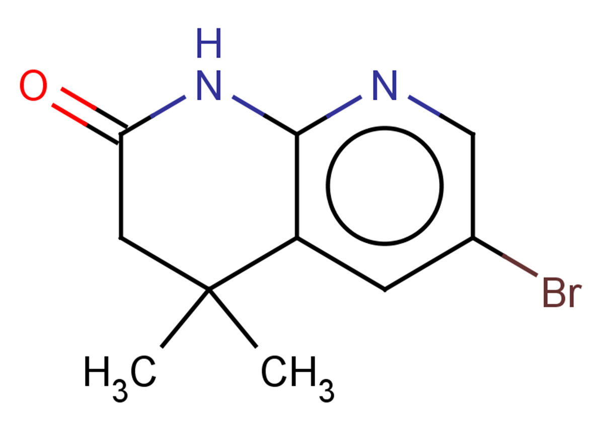 6-bromo-4,4-dimethyl-3,4-dihydro-1,8-naphthyridin-2(1H)-one