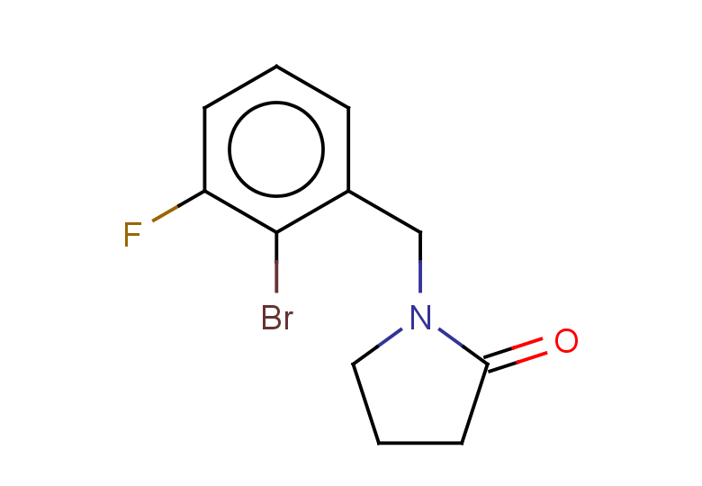 1-[(2-bromo-3-fluorophenyl)methyl]pyrrolidin-2-one