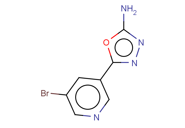 5-(5-bromopyridin-3-yl)-1,3,4-oxadiazol-2-amine