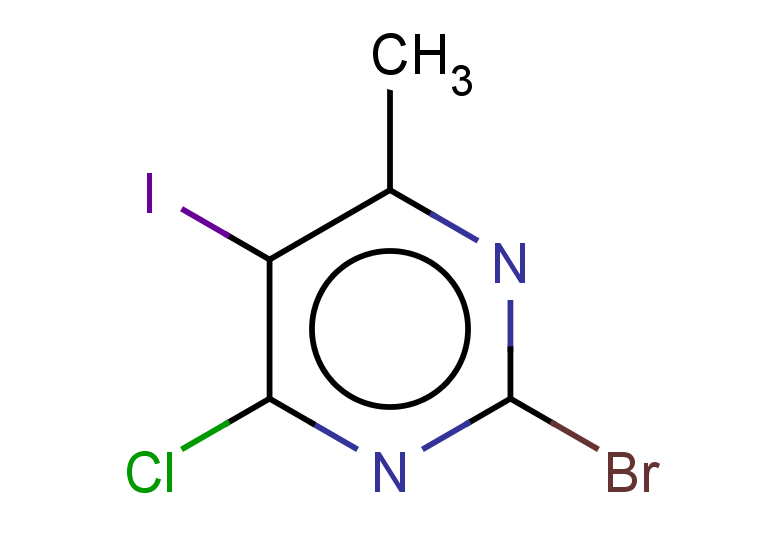2-bromo-4-chloro-5-iodo-6-methylpyrimidine