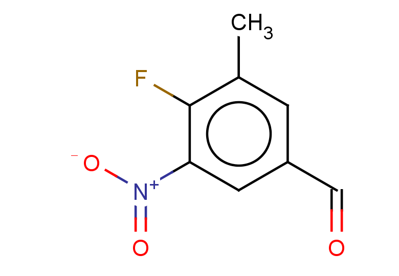 4-fluoro-3-methyl-5-nitrobenzaldehyde