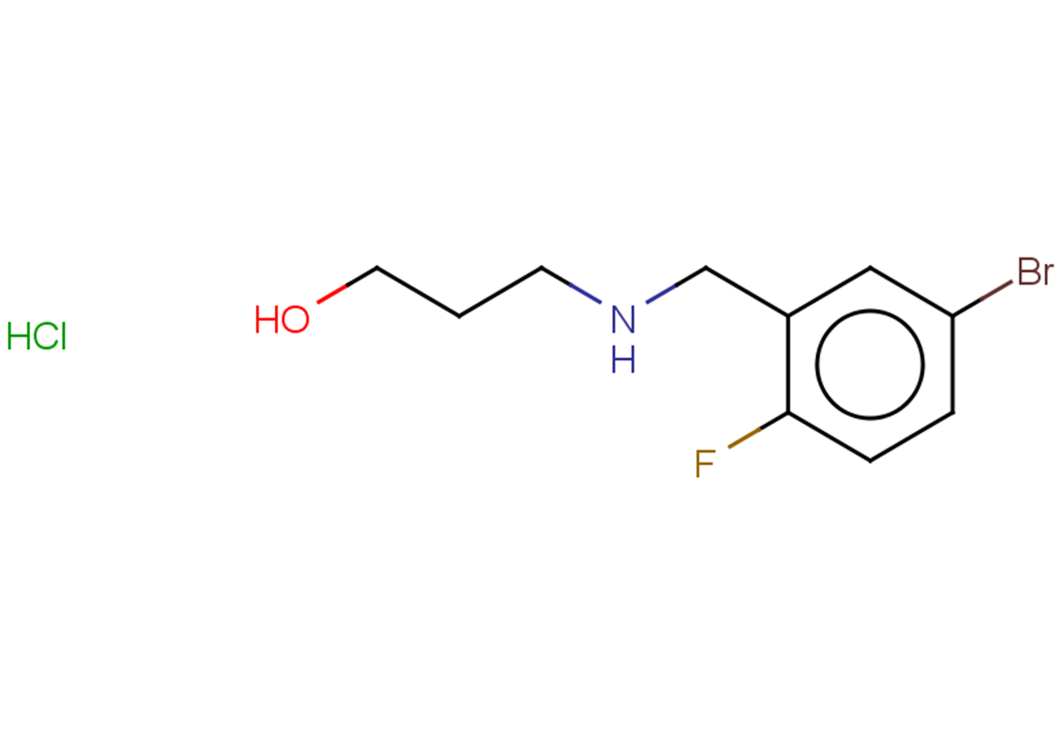 3-{[(5-bromo-2-fluorophenyl)methyl]amino}propan-1-ol hydrochloride