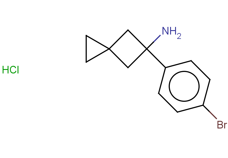 5-(4-bromophenyl)spiro[2.3]hexan-5-amine hydrochloride