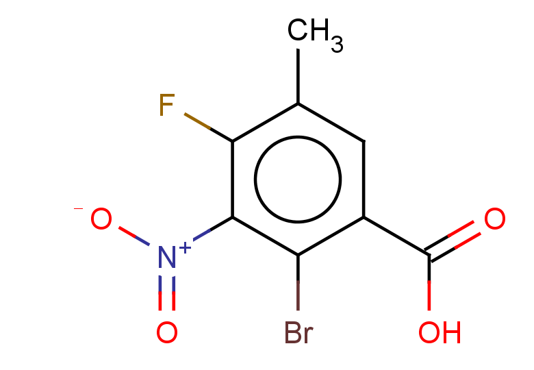 2-bromo-4-fluoro-5-methyl-3-nitrobenzoic acid